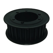 B B MANUFACTURING QD32-14M-40, Timing Pulley, Cast Iron, Black Oxide,  QD32-14M-40